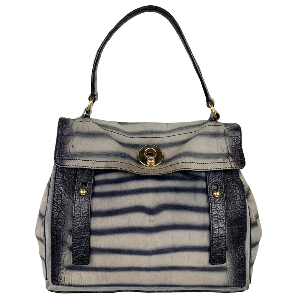 YSL Muse Two Crocodile Satchel Bag
